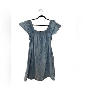 Lane Bryant Light Blue Smocked Top